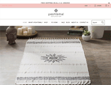 Tablet Screenshot of peshtemalcollection.com